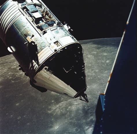 Apollo 17 CSM America in orbit over the moon. | Apollo moon missions, Apollo missions, Nasa apollo