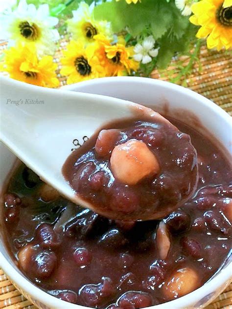 Pengs Kitchen Red Bean Paste With Lily Bulb And Lotus Seeds