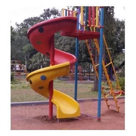 Pvc Playground Outside Spiral Slide At Rs 130000piece In Ahmedabad