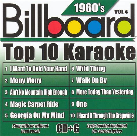 Best Buy Billboard Top 10 Karaoke 1960 S Vol 4 [cd]