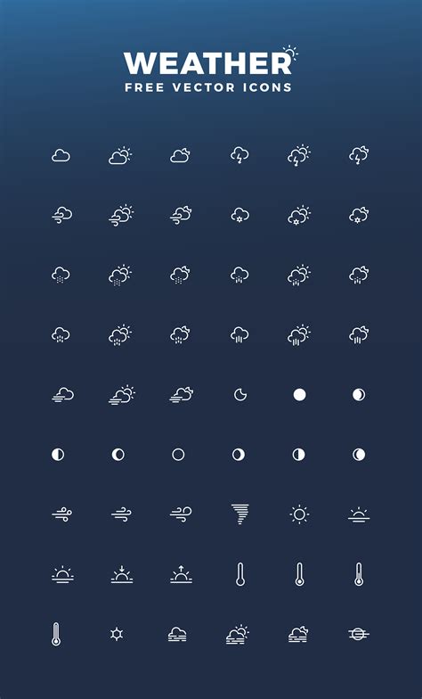 30 Free Weather Icon Sets You Can Download For Free