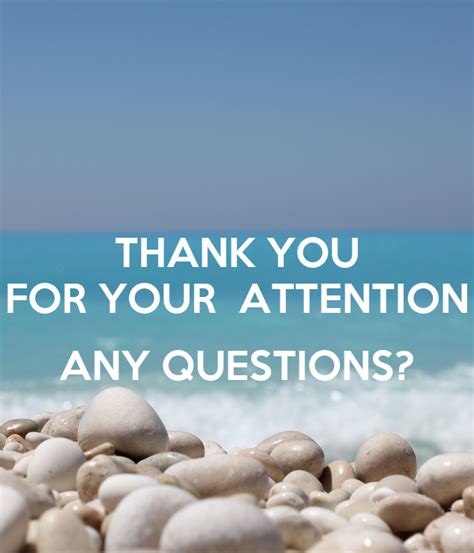 Thank You For Your Attention Any Questions Poster Louisa Rouafis