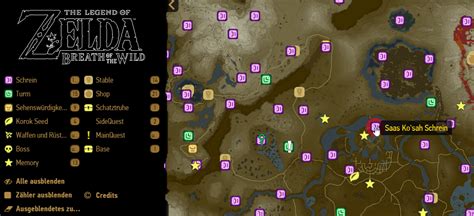 Zelda Breath Of The Wild Interactive Map