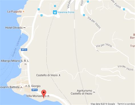 Varenna Map City Map Lake Como Italy