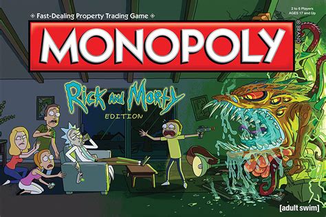 Monopoly Rick And Morty Edition — Champion Card And Paintball
