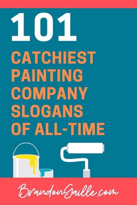 39 Catchy Painting Company Slogans And Taglines Painting Art
