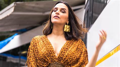 Neha Dhupias Rustic Yellow Kaftan Style Maxi Dress Is A Must Have For