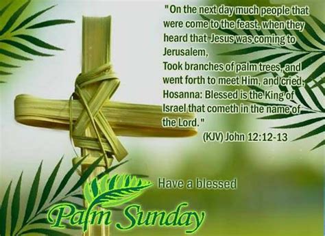 50 Happy Inspirational Palm Sunday Quotes And Pictures