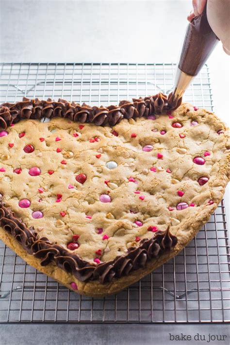 Valentines Day Cookie Cake Bake Du Jour