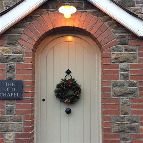 Chapel Front Door Painted In Farrow And Ball Hardwick White Painted