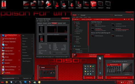Get new version of installshield. Theme Poison Red Ultimate for Windows 10 1903-2009 ...