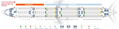Seat Map Boeing Air Canada Best Seats In Plane