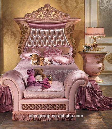 Wide choice of pink bedroom furniture and bedroom sets in pink at ny furniture outlets. Luxury Pink Color With Gold Children Girl Bedroom ...