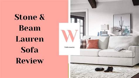 Stone And Beam Lauren Down Filled Oversized Sofa Couch Review