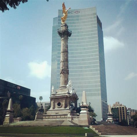 Ángel De La Independencia Paseo De La Reforma Mexico City 2014
