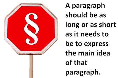 Paragraph Length In Compositions And Reports