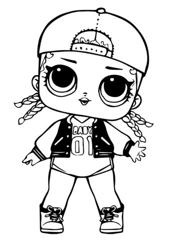 lol doll mc swag coloring page  printable coloring pages