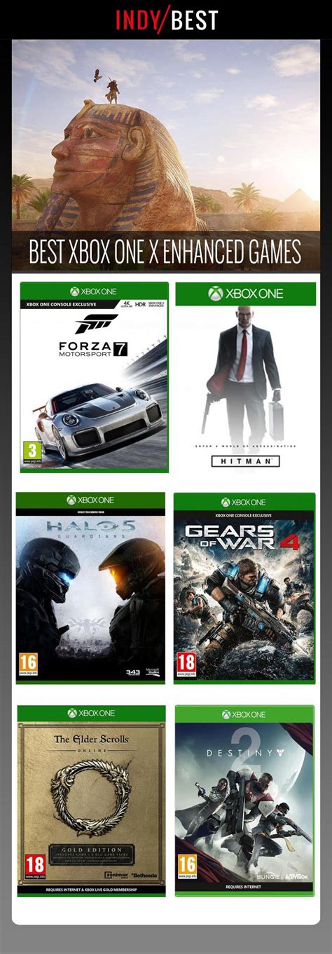 10 Best Xbox One X Enhanced Games Xbox One X Xbox One Xbox