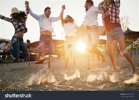 Happy Group Young People Having Fun Stock Photo 632773031 Shutterstock