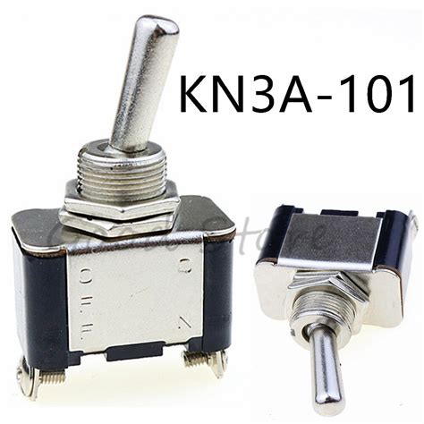 1pcs Kn3a 101 12v 24v Automotive Headlight Switch Gear Switch Toggle