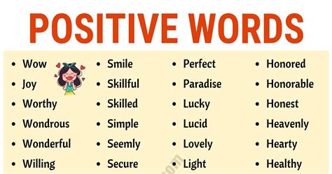 What Are Positive Words Top 1000 Positive Words To Inspire Your Day