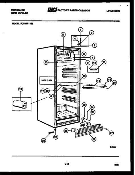 Frigidaire Gallery Refrigerator Parts Diagram Heat Exchanger Spare Parts