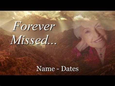 Free After Effects Memorial Slideshow Template