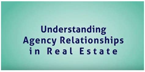 Understanding Agency Relationships Https Pembertonhomesteam Com Blog