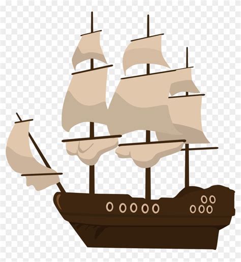 Cartoon Pirate Ship Png Vector Psd And Clipart With Transparent