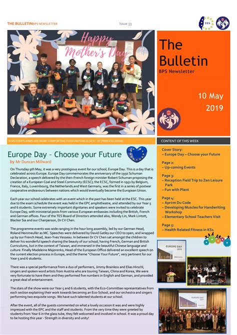 2018 19 Bps Newsletter Issue 33 By Mrmillwardtes Issuu