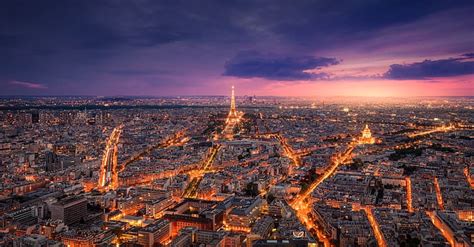 El Cielo Las Nubes La Luz La Ciudad Las Luces Francia Paris La
