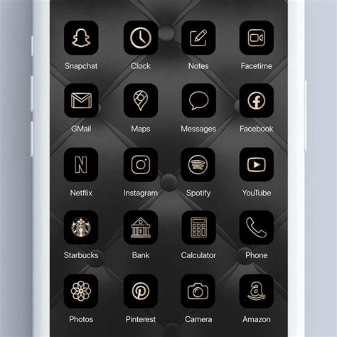 List Of Black Iphone Icons Aesthetic Ideas Handicraftsician