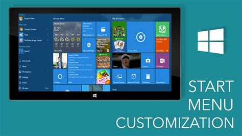 6 Ways To Customize Windows 10 Start Menu Sljery