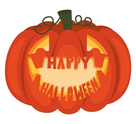 Halloween Pumpkin Stock Vector Illustration Of Orange 58866205