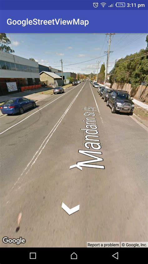Android Google Map Street View Example - Coding Infinite