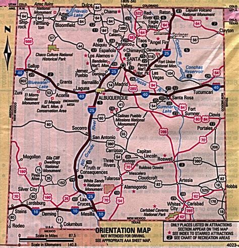 New mexico national parks, monuments and forests map. New Mexico Bans Traffic Cameras From State Roads - The ...