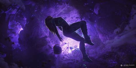 Hd Purple Space Background