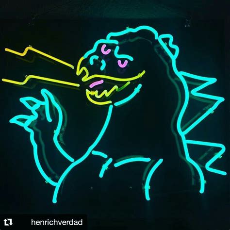 Godzilla Neon Wallpapers Wallpaper Cave