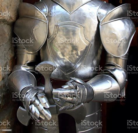 Medieval Warrior Soldier Metal Protective Wear Stock Photo Download