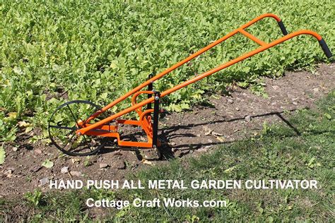 This build was very cheap, very easy, and was super fun. Hand Push All Metal Garden Cultivator. Flip tines to row ...
