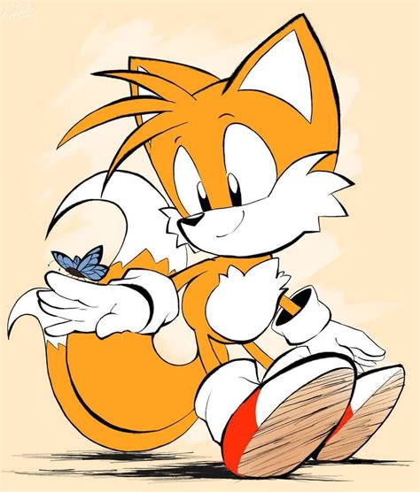 Tails Sonic The Hedgehog Drawing Go Images Cafe