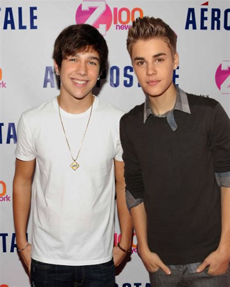 Austin Mahone And Justin Bieber Justin Bieber Austin Mahone Celebrities Male Celebs Believe