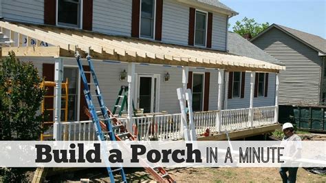 How To Build A Front Porch Builders Villa