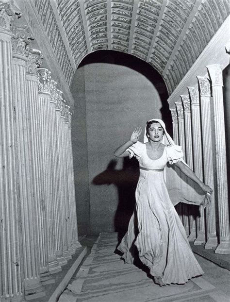 Maria Callas In La Vestale By Gaspare Spontini La Scala 1954 Maria