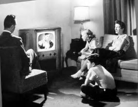 Image result for images tv in the 50s