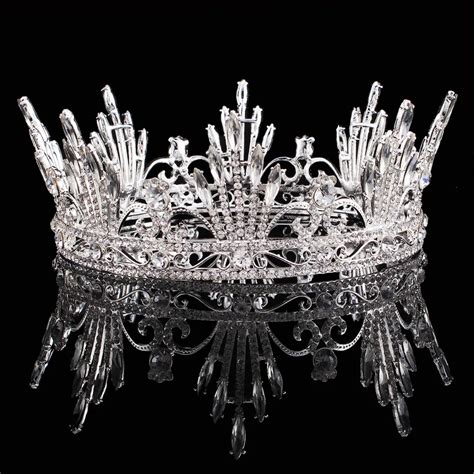 Gorgeous Pretty Rhinestone Tiara Crown Exquisite Crowns Wedding Bridal