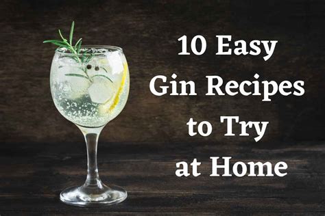 10 Easy Gin Cocktails To Try At Home A Lush Life Manual