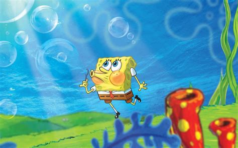 Spongebob Underwater Wallpapers Wallpaper Cave