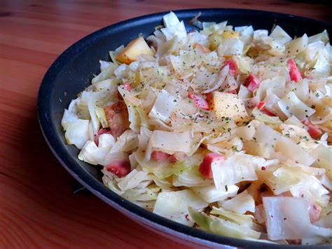 Smothered Cabbage With Ham The English Kitchen