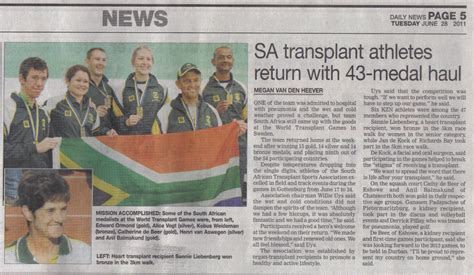 Youth flag football nfl flag football team nfl playoffs 12 year old newspaper super bowl saints articles. SA Transplant Sports Association: Newspaper Article 28 ...